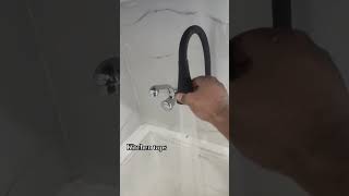 Water tap Kitchen taps installation ytshort shorts subscribe reels viralvideo water [upl. by Ynohtnaleahcim548]