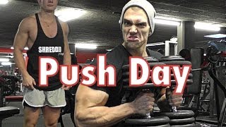 Push Day mit Joel Evard  Hardcore Training am Gefrierpunkt [upl. by Niwroc366]