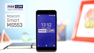 Rozpakowanie pudełka Maxcom Smart MS553 LTE [upl. by Newbold]