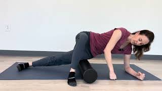 Cross Fiber Foam Rolling QuadsHome Exercise for your Knee [upl. by Maloy]