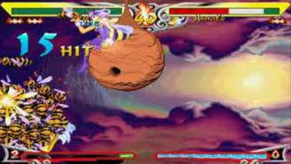 Vampire Savior  Instant Death QBee Combo [upl. by Lyrej347]