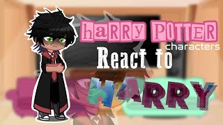 Harry Potter characters 4th year react to Harry  Drarry  WIP [upl. by Ahens]