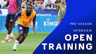 quotBack Where We Belongquot 😃  Ricardo Pereira At Open Training Session [upl. by Paradies]