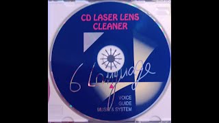 CD LASER LENS CLEANER  6 Language  Voice Guide Music amp System [upl. by Odyssey]