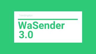 WaSender 30 MultiAccount [upl. by Raseda]