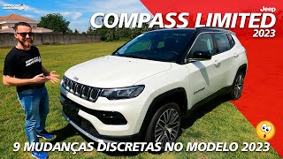 Jeep Compass Limited 2023  9 MUDANÇAS QUE GANHA E PERDE [upl. by Manfred]