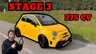 ABARTH 595 Competizione STAGE 3  275CV  CHECK SOUND e TEST ACCELERAZIONE TEST AUTO EP2 [upl. by Leik902]