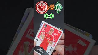 FRANKFURT VS BREMEN ORAKEL  MATCH ATTAX BUNDESLIGA 202425 topps orakel bundesliga [upl. by Kielty]