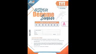 HIZ VE RENK YAYINLARI AKSİYON TYT DENEMESİ GEOMETRİ ÇÖZÜMLERİ [upl. by Borlase269]