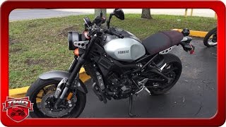 2016 Yamaha XSR900 Motorcycle Review [upl. by Weirick]