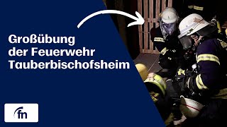 Großübung der Feuerwehr Tauberbischofsheim  by Fränkische Nachrichten [upl. by Butte]