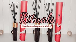 HOW TO USE FRAGRANCE STICKS FROM RITUALS  BEST HOME FRAGRANCE  Itsmilkyways [upl. by Donohue]