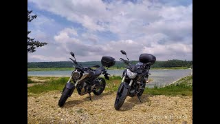 Honda CB125R Yamaha MT125 produkcja bezsensownych kilometrów po jurajskich drogach [upl. by Tait]