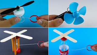 4 Simple Homemade Hand Fan Made From Recycled Materials [upl. by Saxen333]