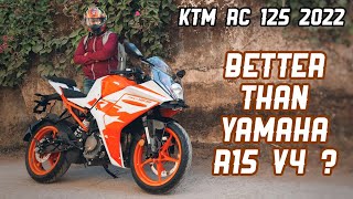 2022 KTM RC 125 Review  All Show No Go [upl. by Nahgem]