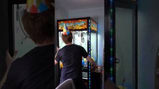 Mystery Birthday Piñata Claw Machine 🥳 shorts arcade birthday [upl. by Asuncion]