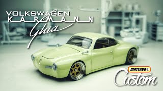 SIMPLE SLICK WIDEBODY JAPAN POWERED CUSTOM MATCHBOX VW KARMANN GHIA [upl. by Laoj]