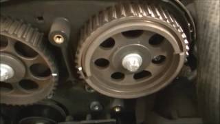 Z18XE Holden Astra water pump and timing belt job [upl. by Lerrad602]