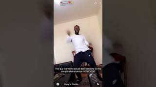 Chunkz singing bollywood song and Darkest Man dancing [upl. by Enoryt]