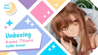 Unboxing ☽ Dollfie Dream Asuna Titania Vers SAO [upl. by Meilen]