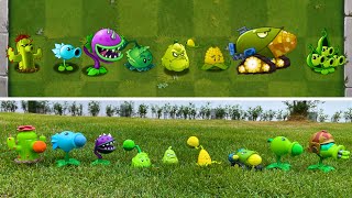 Plants Vs Zombies：Toy Plants VS Game Plants [upl. by Schnabel]