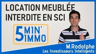 Investissement Locatif  Location meublée interdite en SCI [upl. by Mychal]