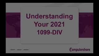 Understanding your 2021 Form 1099DIV [upl. by Ennyl731]