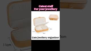 Jewellery organiser box  dm for order 7039380788 smallbusiness cuteproducts jewellerylover [upl. by Rehpotsirhcnhoj]