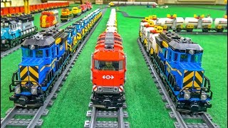 LEGO® train ACTION Model trains EPIC COMPILATION [upl. by Anitsihc]