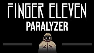 Finger Eleven • Paralyzer CC Upgraded Video 🎤 Karaoke Instrumental Lyrics [upl. by Ardnauqal]