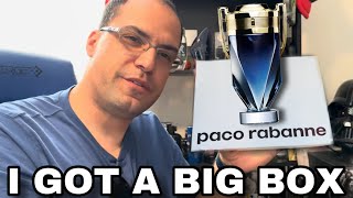 RABANNE JUMBO INVICTUS PARFUM “BIG BOX” UNBOXING AND FIRST IMPRESSIONS IS IT GOOD [upl. by Ayrad]