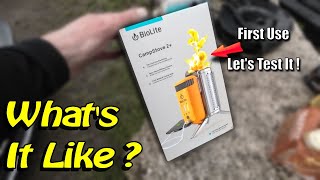 Biolite 2 Campstove  First Use Review [upl. by Camarata358]