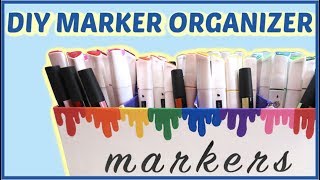 How I store my alcohol based markers DIY CopicWindsor and NewtonArteza Marker storage [upl. by Yaras]