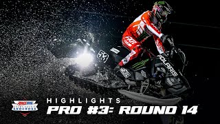 HIGHLIGHTS  Pro Race 3 Round 14 of AMSOIL Championship Snocross 20222023 [upl. by Paxton]