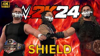 WWE 2K24  Shield Entrances  4K 60FPS [upl. by Wilmette]