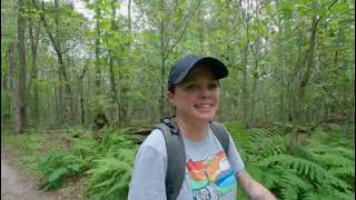 Hiking 10 miles in Tobyhanna State Park in PA [upl. by Rico]