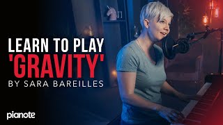 How to play quotGravityquot by Sara Bareilles Piano Lesson [upl. by Bernette]