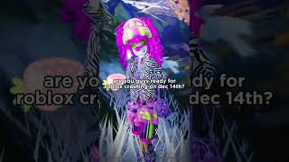 roblox might crash on dec 14th😔😭 roblox dti dresstoimpress robloxcrashing [upl. by Nellda]