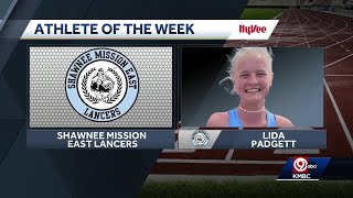 KMBC’s HyVee Athlete of the Week Lida Padgett Shawnee Mission East [upl. by Lette550]