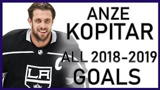 Anze Kopitar ALL GOALS From the 201819 Season [upl. by Nosnorb188]