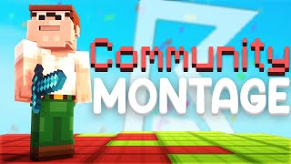 OFFICIAL Ranked Bedwars Community Montage [upl. by Anahsohs728]