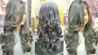 Long Layered Haircut  front and back full Long Layered Haircut Tutorial 2021 in Hindieasy way [upl. by Bren]