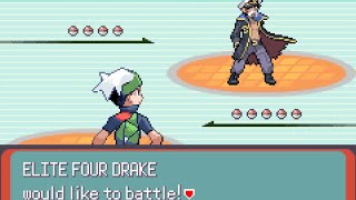 Pokémon Emerald Kaizo Elite Four Attempt 60 [upl. by Washington]