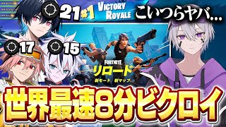 新モード『リロード』にプロゲーマー3人連れて行ったら破壊したw w w【フォートナイト】 [upl. by Olgnaed]