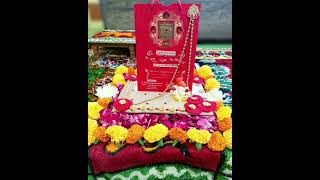 Kankotri decoration idea at home  Marriage invitation card Decoration Devanahi idea at home [upl. by Hera]