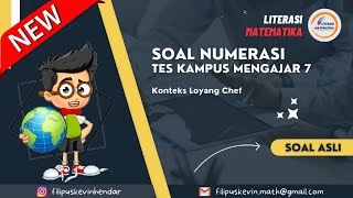 SOAL TES NUMERASI KAMPUS MENGAJAR 7  LITERASI MATEMATIKA [upl. by Nilat]