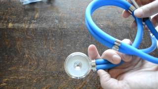 Stethoscope Blue tube Sprague Rappaport demonstration [upl. by Queridas]