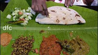 Hotel Nalapaka  North Karnataka jolada rotti Meals  ಬಾಳೆ ಎಲೆ ಊಟ [upl. by Notgnilra]