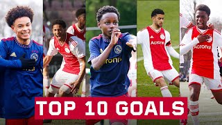 TOP 10 GOALS AJAX JEUGD  Season 2223  Our future is scoring and dancing 🕺⚽️ [upl. by Quintin]