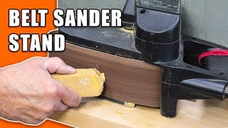 Belt Sander Stand Convert your Belt Sander to a Bench Sander [upl. by Acinomad]